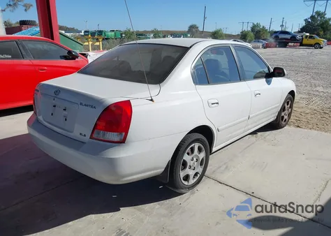 2001 Hyundai Elantra Gls z USA, uszkodzony, nr VIN KMHDN45D81U068171